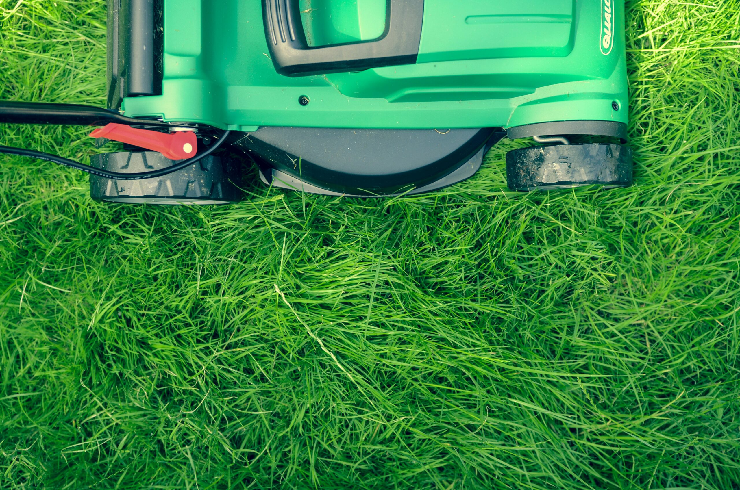 Lawn mower battery showing battery life and maintenance